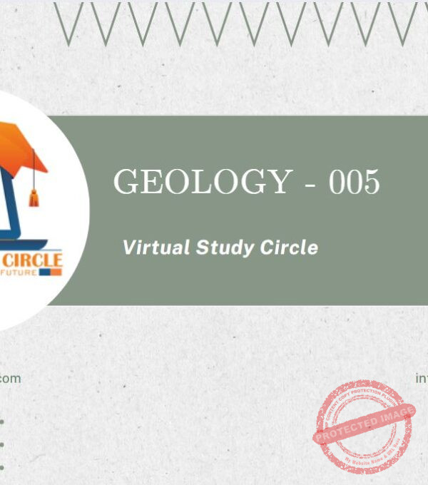Geology MCQ Practice Paper – 005